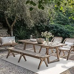 Koberec Indoor/Outdoor - Zelmare (špinavě bílá)