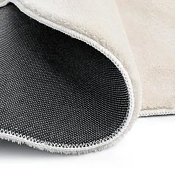 Kulatý Vlnitý Koberec - Aranga Super Soft Fur (béžový)