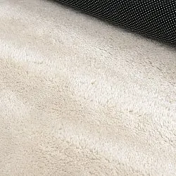 Kulatý Vlnitý Koberec - Aranga Super Soft Fur (béžový)