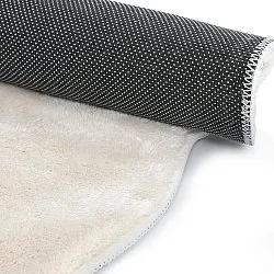 Kulatý Vlnitý Koberec - Aranga Super Soft Fur (béžový)