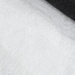 Kulatý Vlnitý Koberec - Aranga Super Soft Fur (bílý)