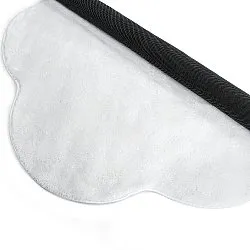Kulatý Vlnitý Koberec - Aranga Super Soft Fur (bílý)