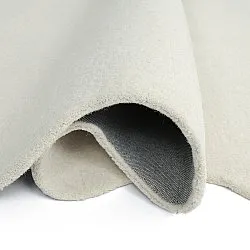 Vlnitý vlnený koberec - Diu Hand Tufted Wool Premium (bílý)