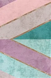 Wiltonský koberec - Sanya (modrá/vícebarevná)