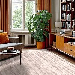 Viskózní koberec - Jodhpur Special Luxury Edition (světle šedá/béžová)