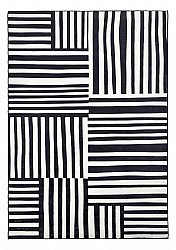 Wiltonský koberec - Joma (černá/bílá)