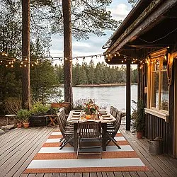 Koberec Indoor/Outdoor - Santana (pomerančový)