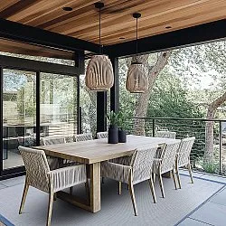 Koberec Indoor/Outdoor - Sortelha (modrý)
