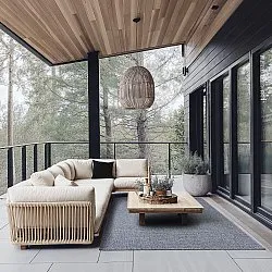 Koberec Indoor/Outdoor - Tromsø (antracit)
