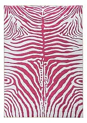 Wiltonský koberec - Zebra (růžový)