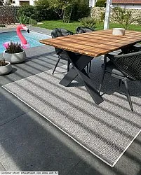 Koberec Indoor/Outdoor - Tromsø (stříbro)