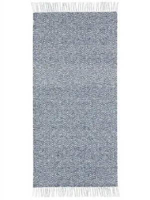 Plastové a přízové rohože - Horredsmattan Goose Mix (modrá)