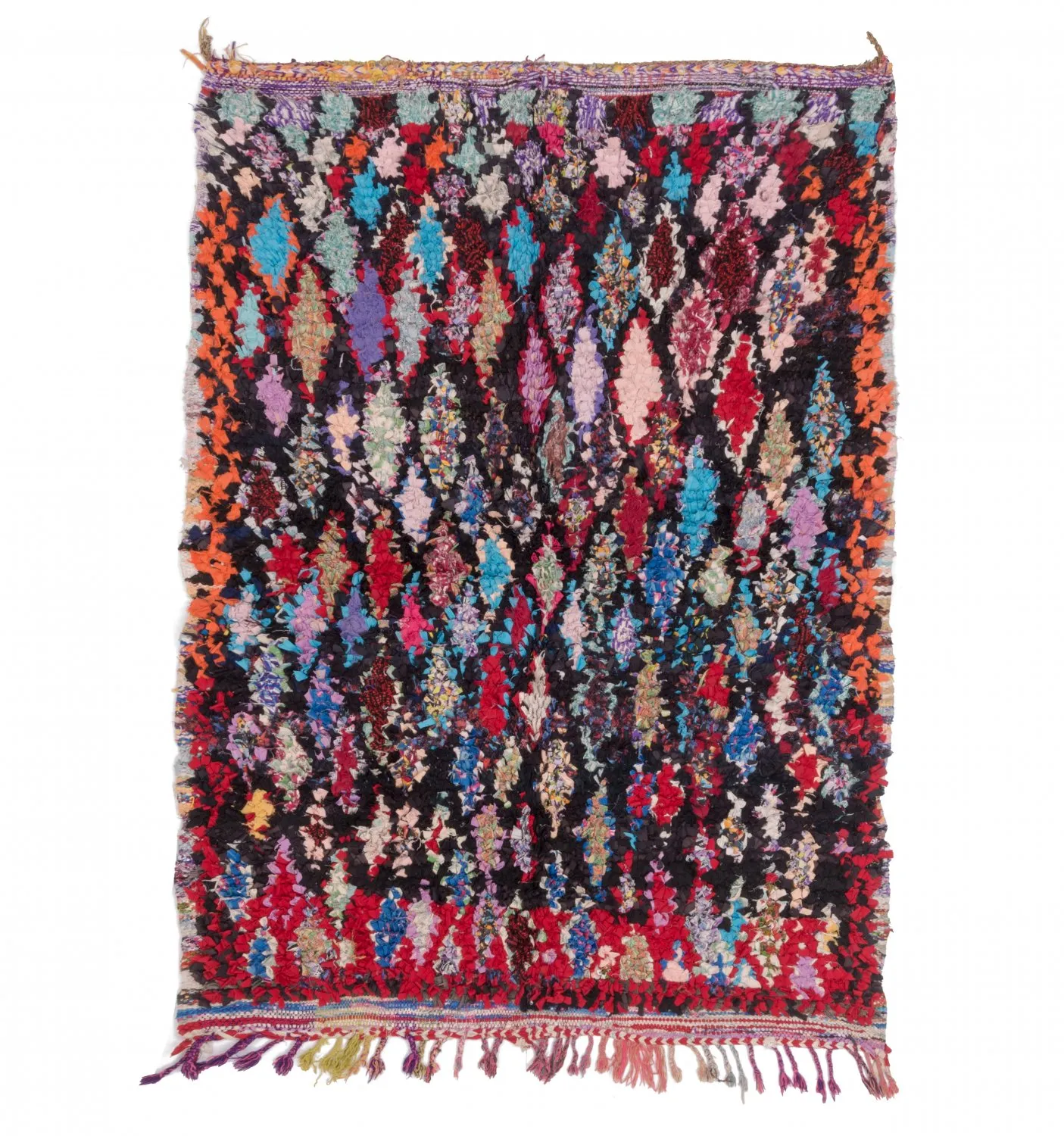 Marocký Berberský koberec Boucherouite 185 x 125 cm