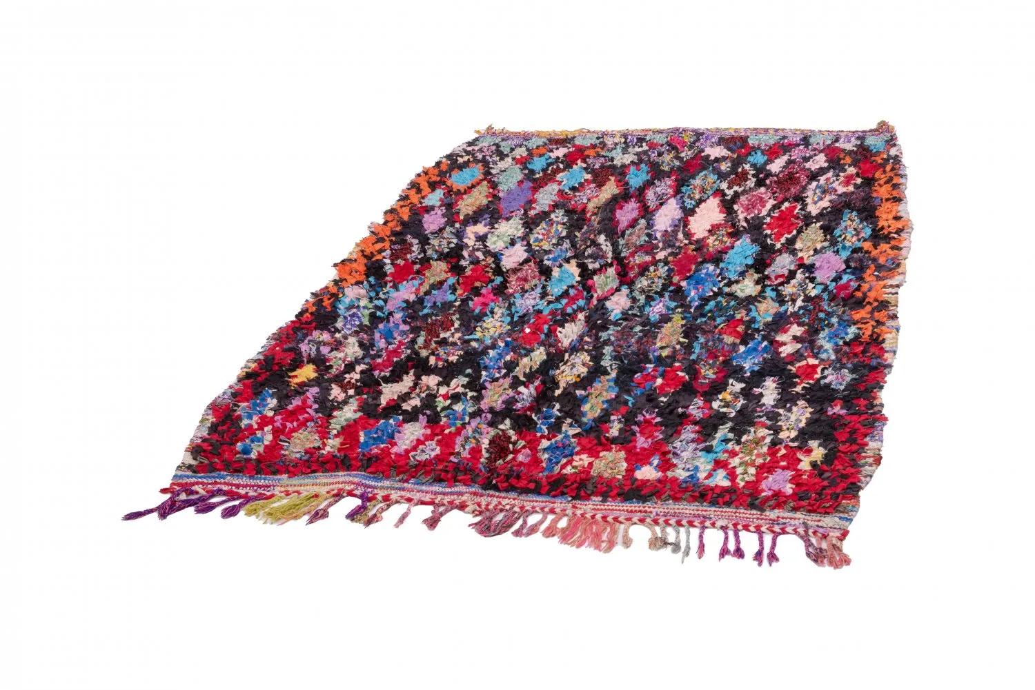 Marocký Berberský koberec Boucherouite 185 x 125 cm
