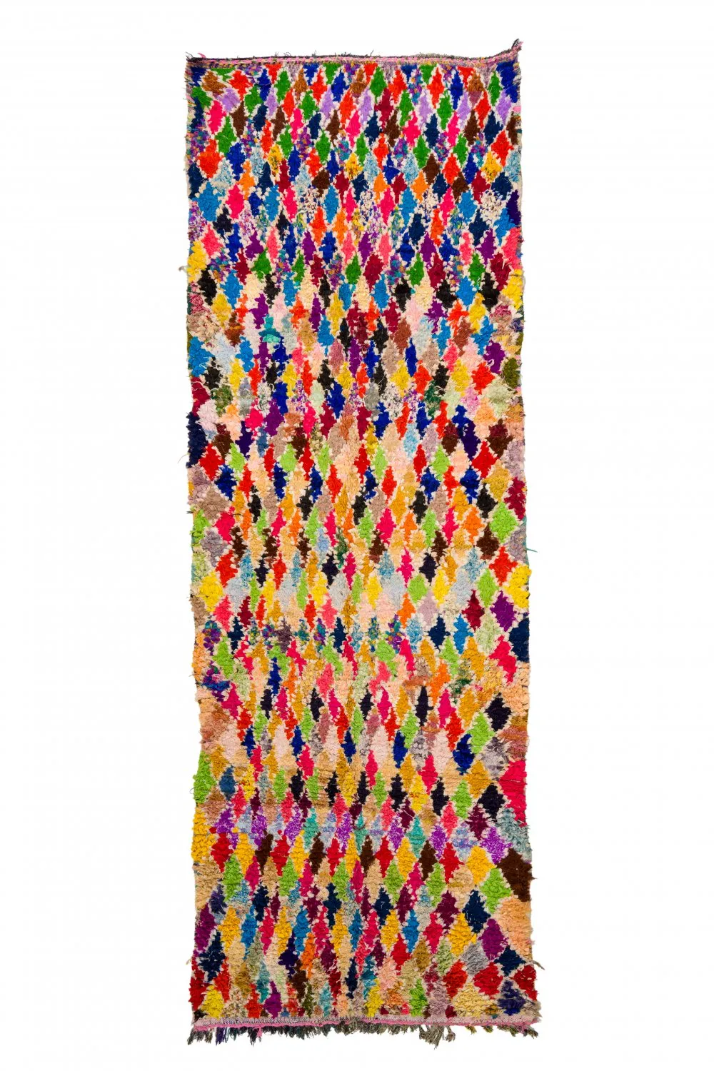 Marocký Berberský koberec Boucherouite 120 x 335 cm