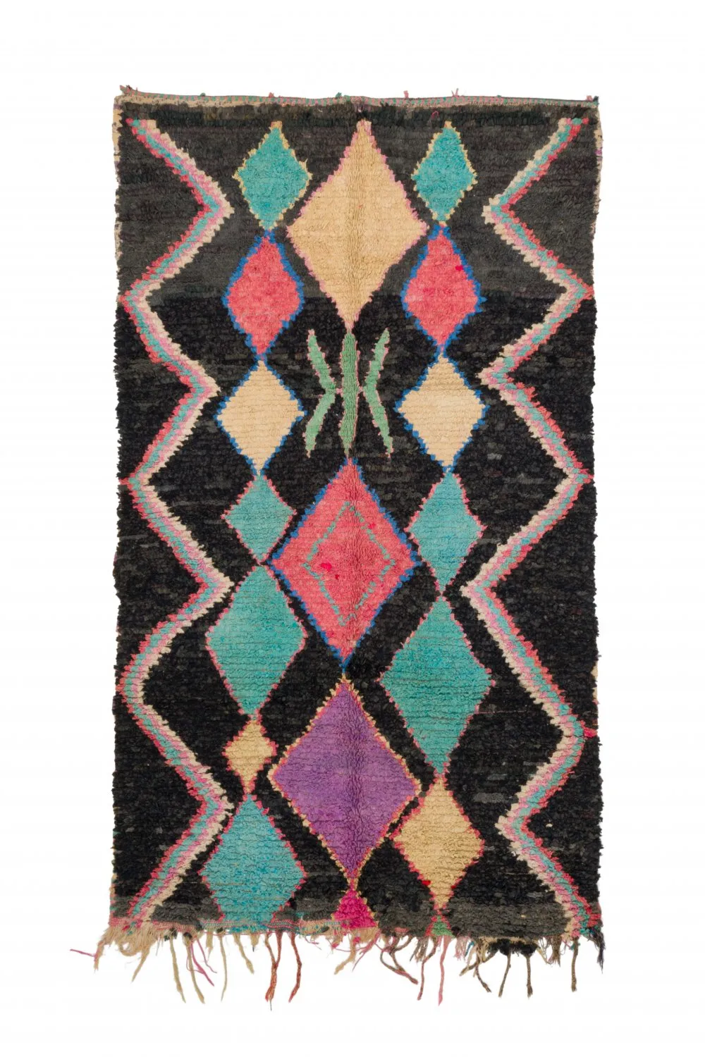 Marocký Berberský koberec Boucherouite 235 x 135 cm