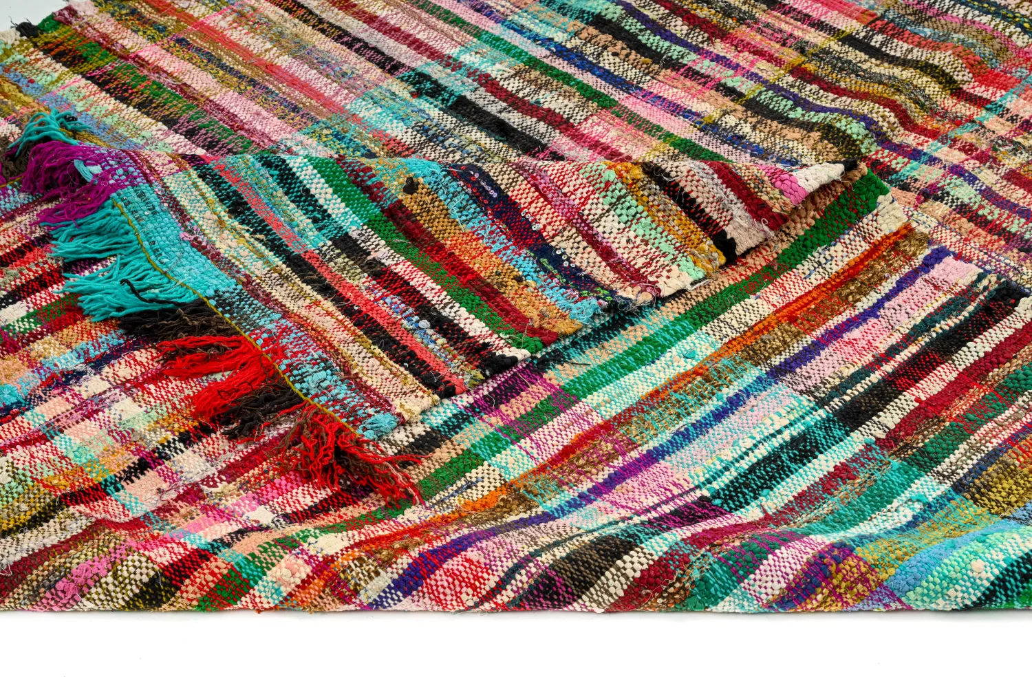 Marocký Berberský koberec Boucherouite 160 x 300 cm