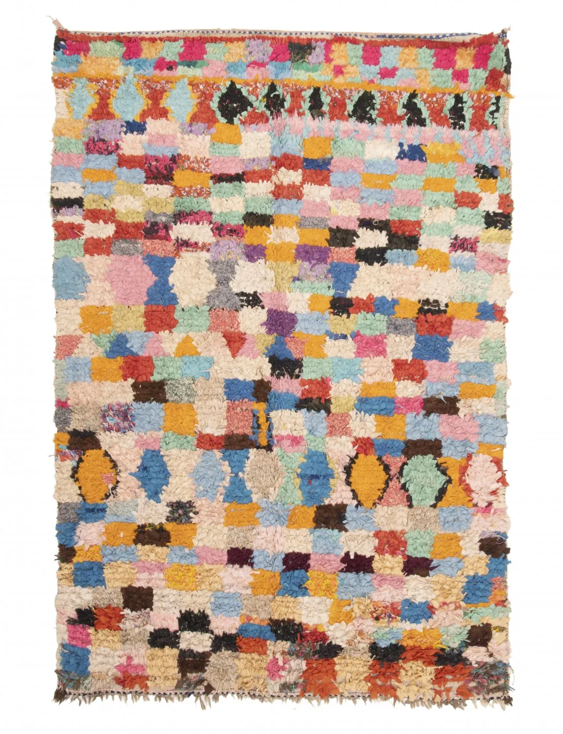 Marocký Berberský koberec Boucherouite 235 x 160 cm