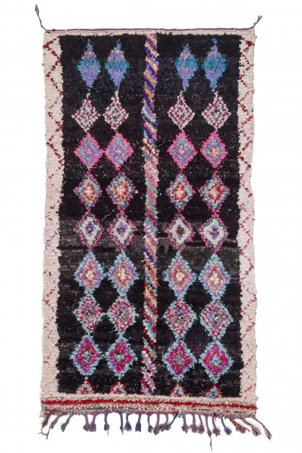 Marocký Berberský koberec Boucherouite 265 x 140 cm