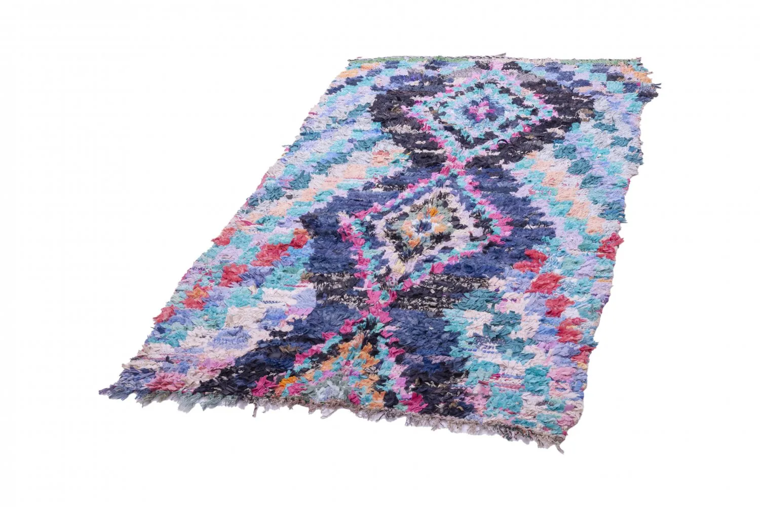 Marocký Berberský koberec Boucherouite 235 x 115 cm