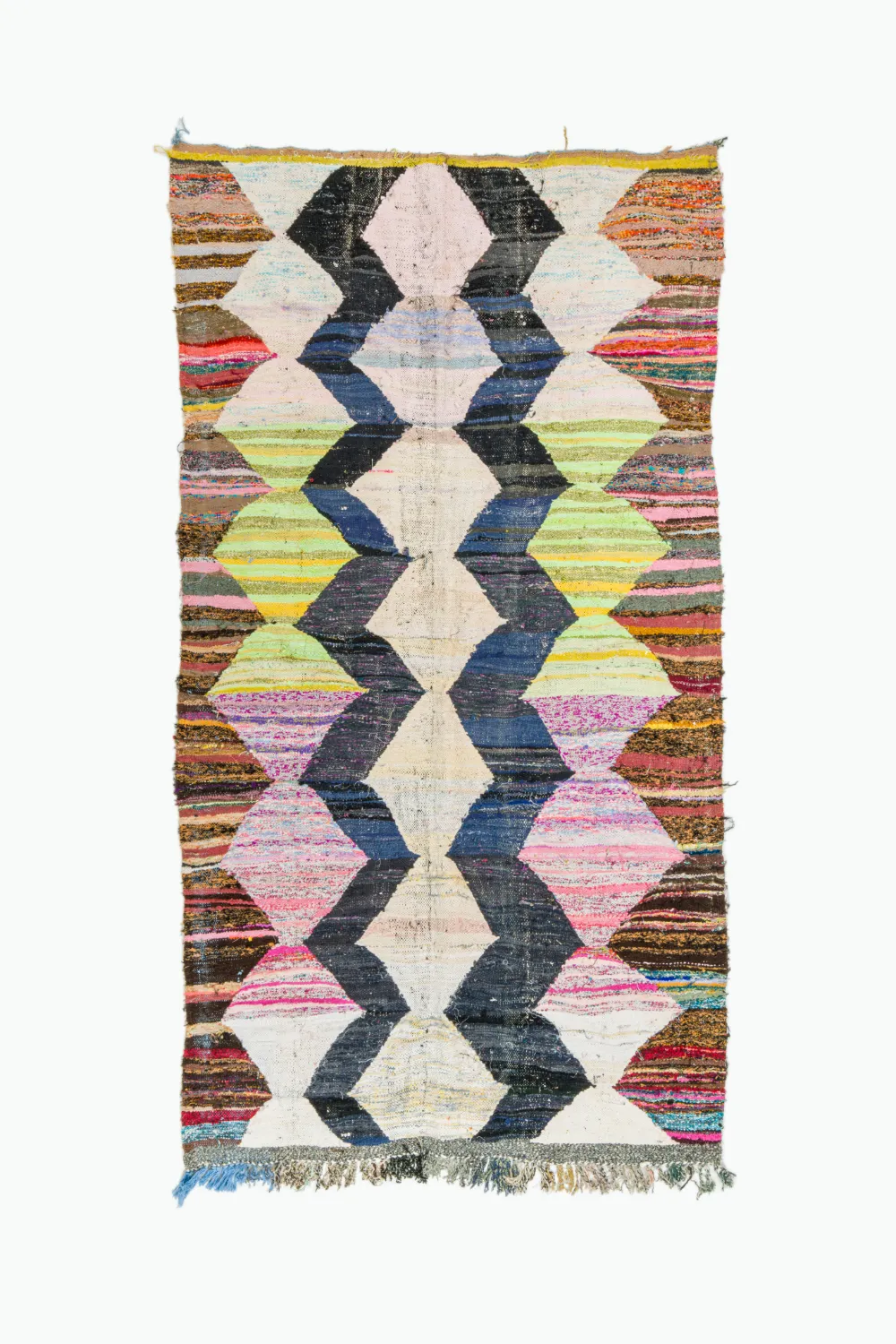 Marocký Berberský koberec Boucherouite 155 x 285 cm