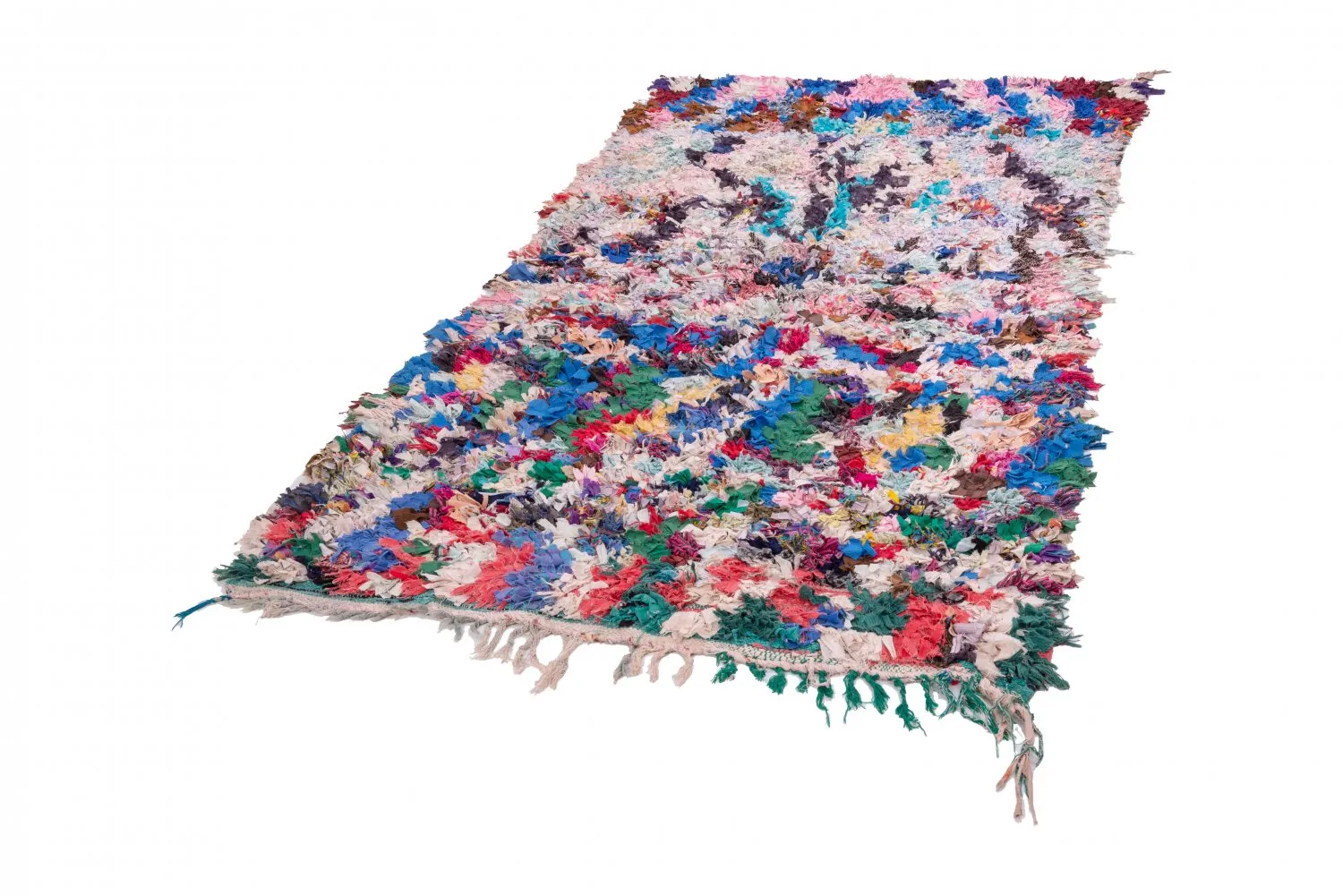 Marocký Berberský koberec Boucherouite 220 x 140 cm