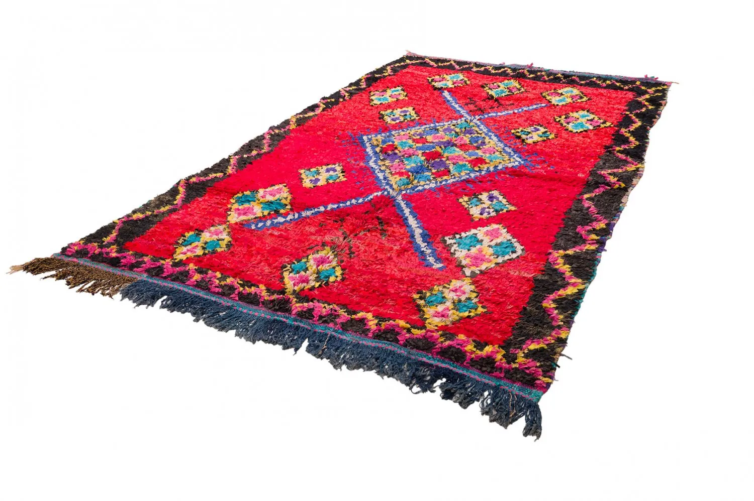 Marocký Berberský koberec Boucherouite 170 x 300 cm