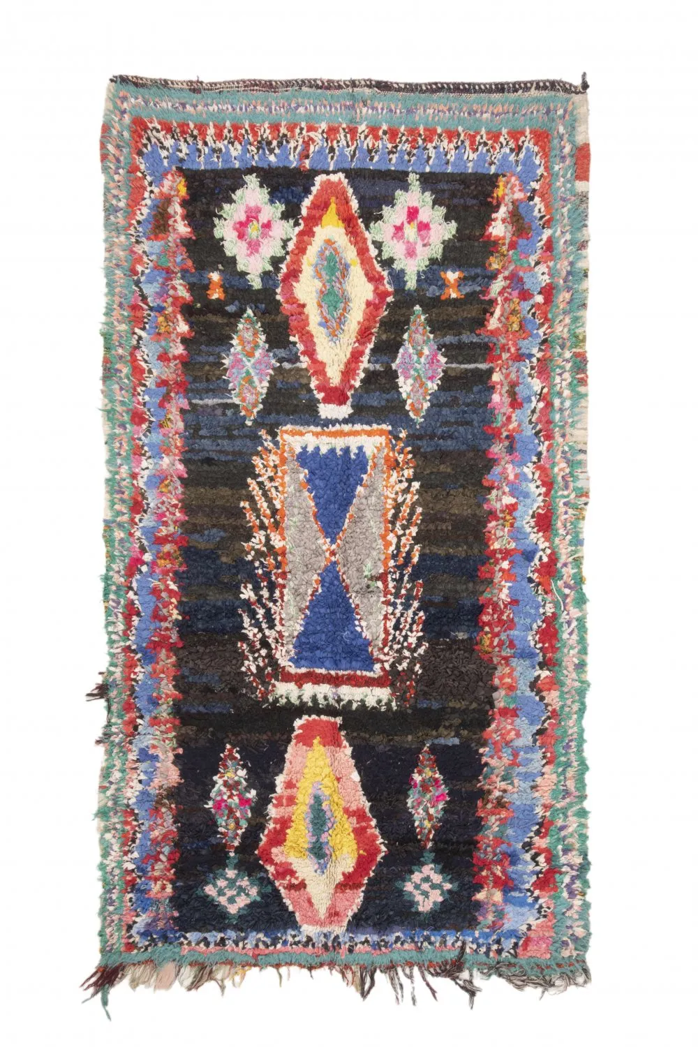 Marocký Berberský koberec Boucherouite 235 x 120 cm
