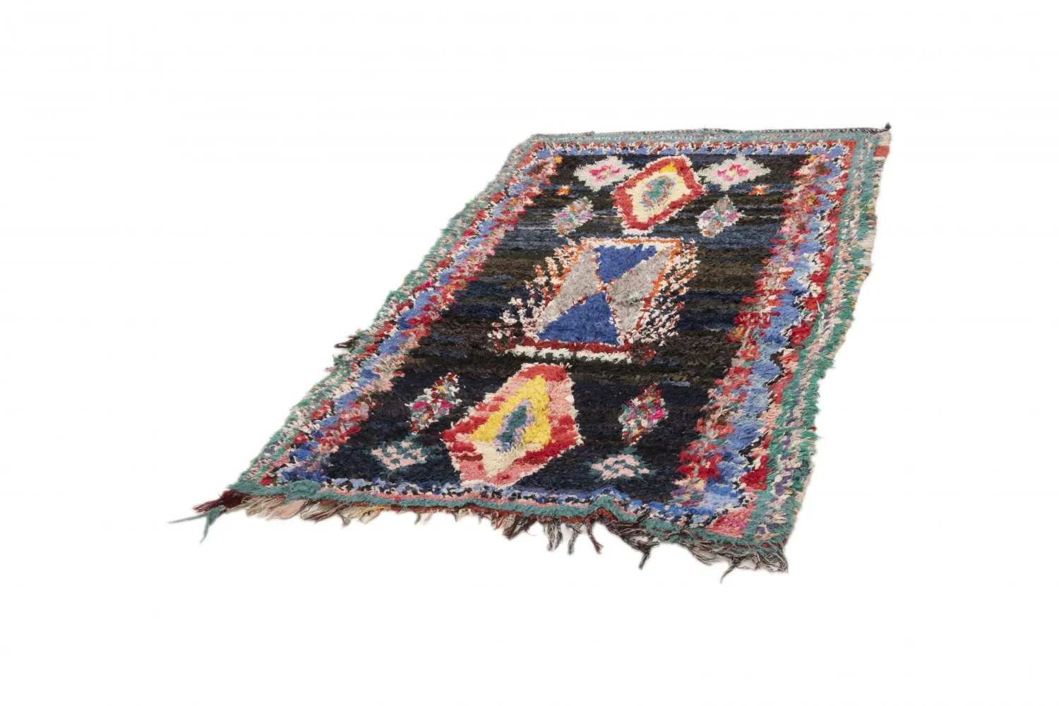 Marocký Berberský koberec Boucherouite 235 x 120 cm