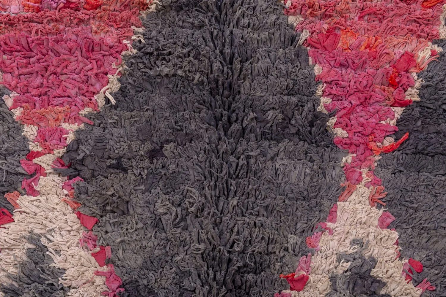 Marocký Berberský koberec Boucherouite 245 x 105 cm