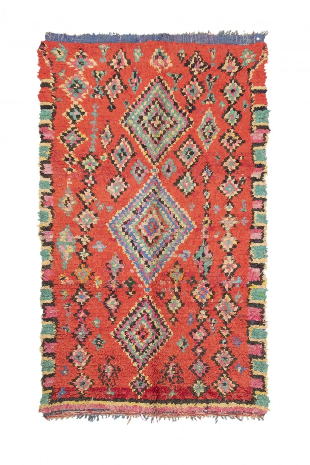 Marocký Berberský koberec Boucherouite 245 x 140 cm