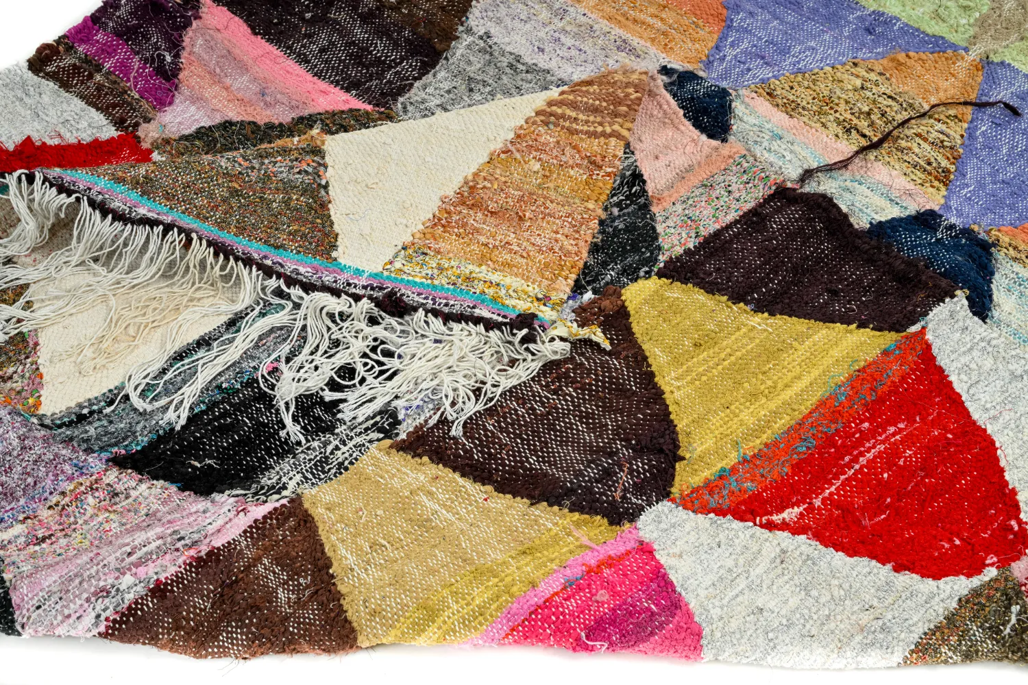 Marocký Berberský koberec Boucherouite 145 x 270 cm