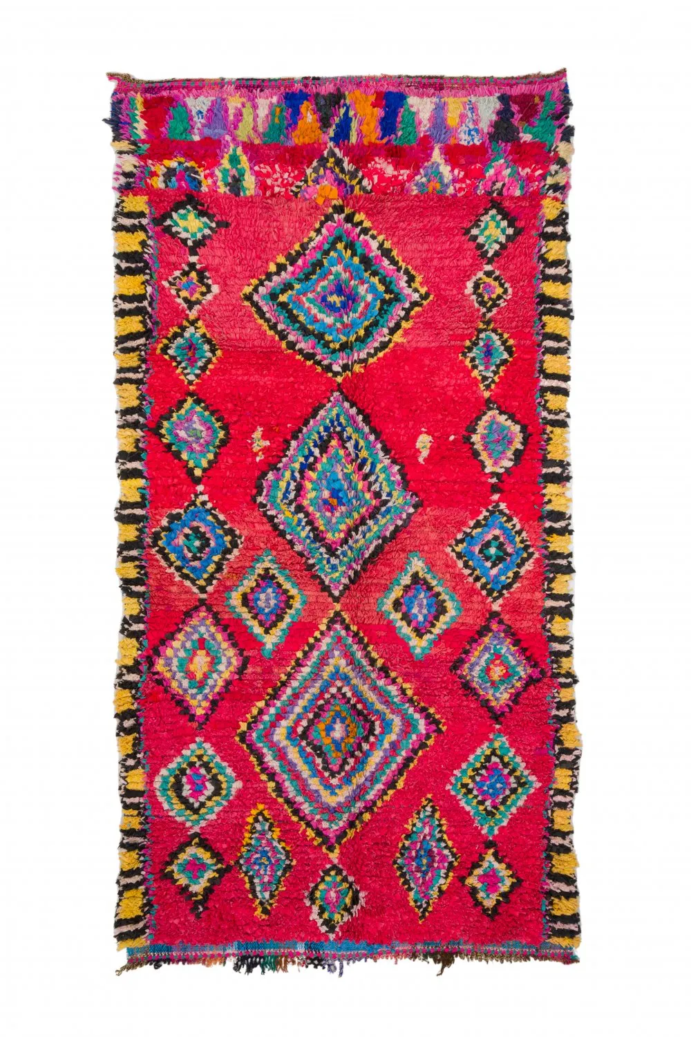 Marocký Berberský koberec Boucherouite 290 x 140 cm