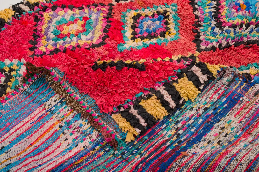 Marocký Berberský koberec Boucherouite 290 x 140 cm