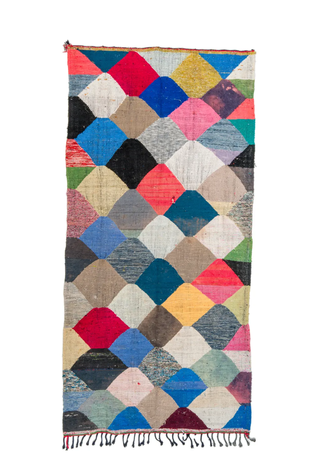 Marocký Berberský koberec Boucherouite 145 x 300 cm