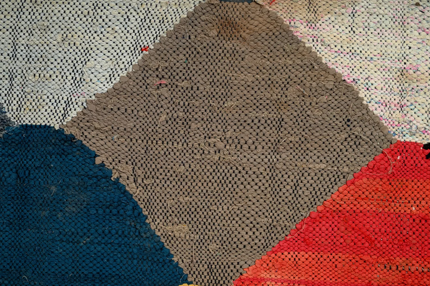 Marocký Berberský koberec Boucherouite 145 x 300 cm