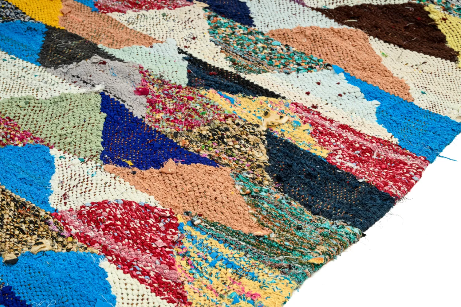 Marocký Berberský koberec Boucherouite 125 x 225 cm