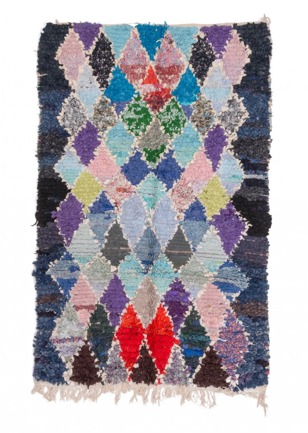 Marocký Berberský koberec Boucherouite 215 x 135 cm