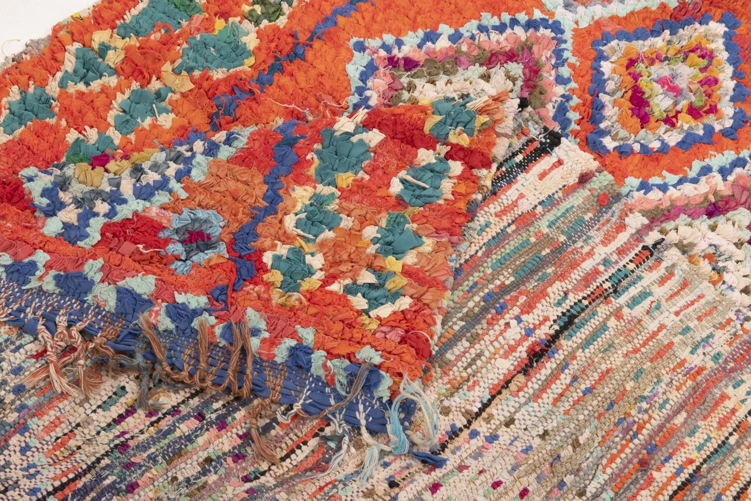Marocký Berberský koberec Boucherouite 285 x 100 cm