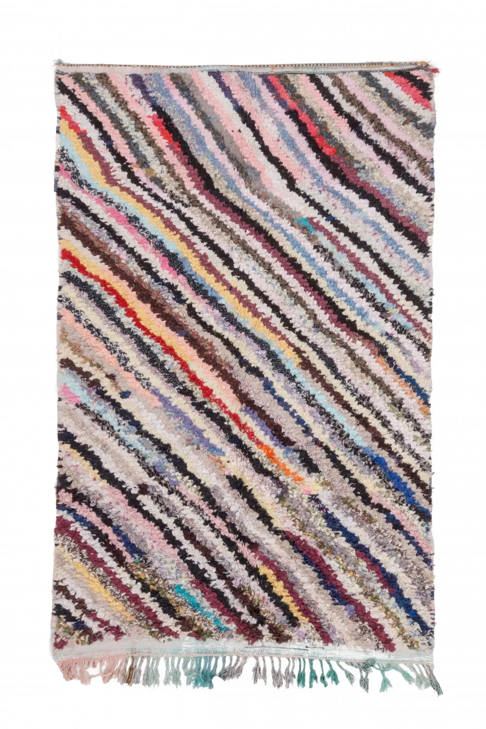 Marocký Berberský koberec Boucherouite 240 x 150 cm