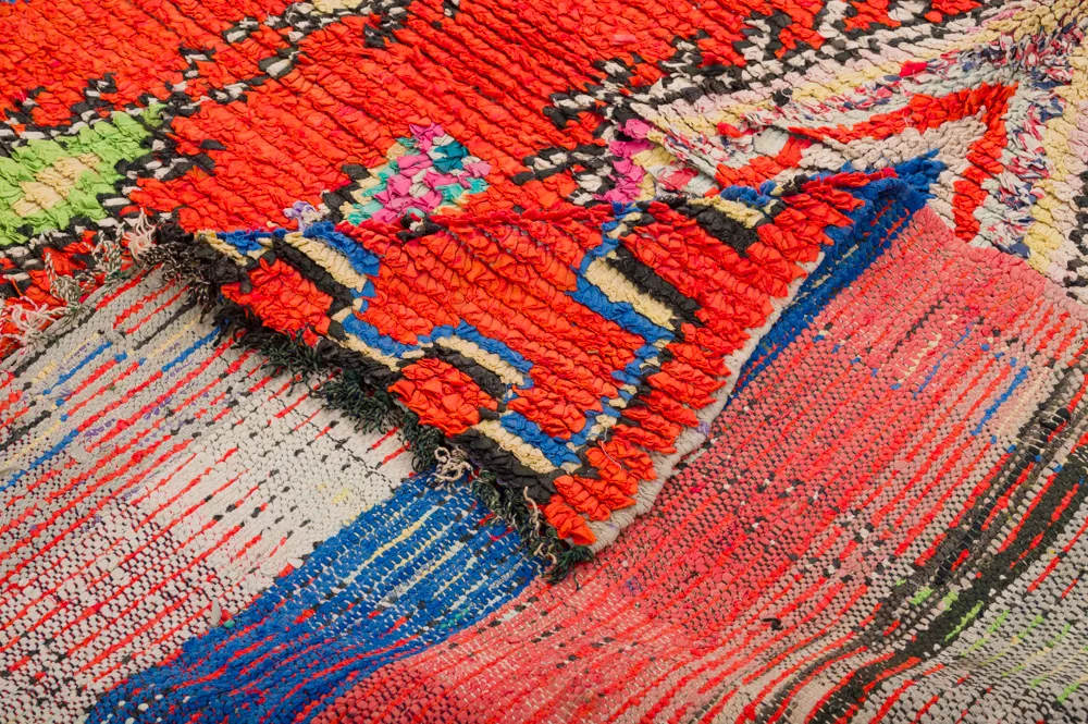 Marocký Berberský koberec Boucherouite 285 x 135 cm