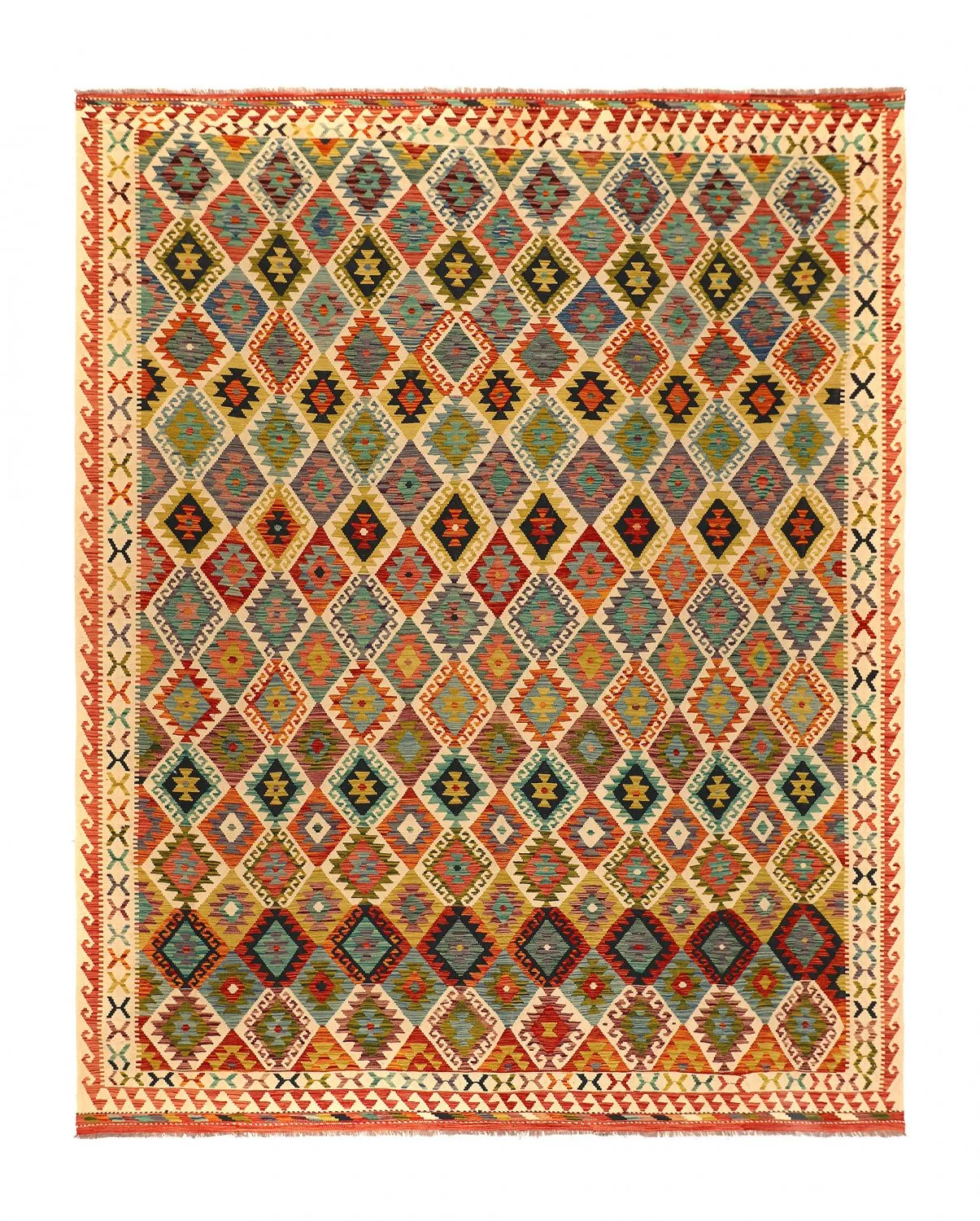 Orientální kilim koberec 394 x 309 cm