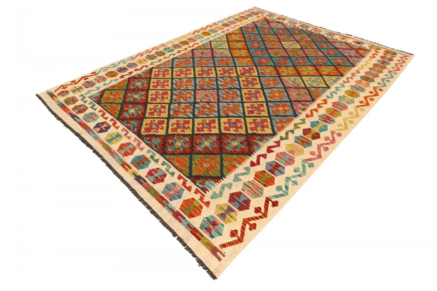 Orientální kilim koberec 257 x 184 cm