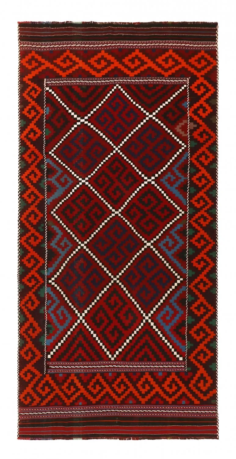 Orientální kilim koberec 377 x 179 cm