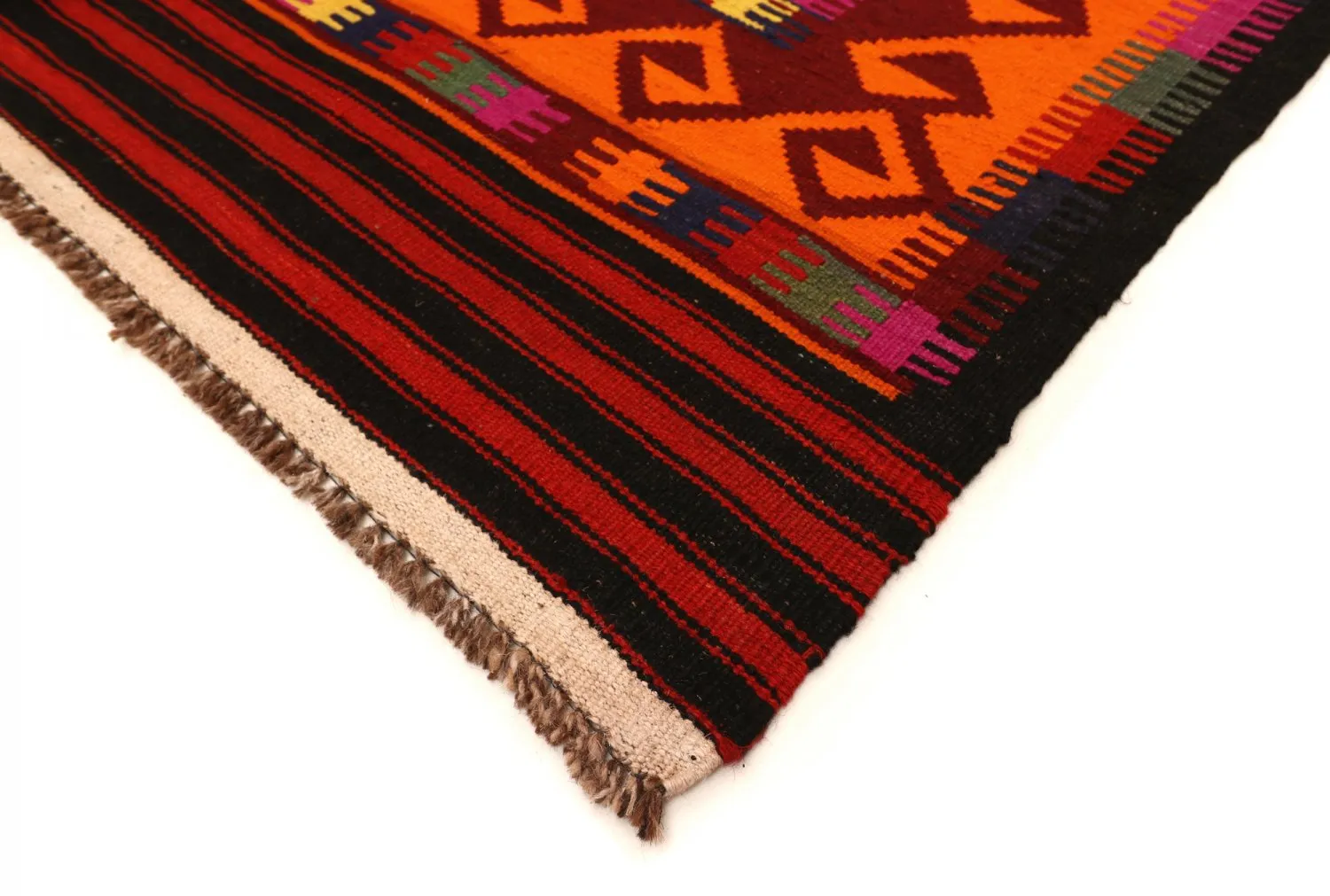 Orientální kilim koberec 398 x 157 cm