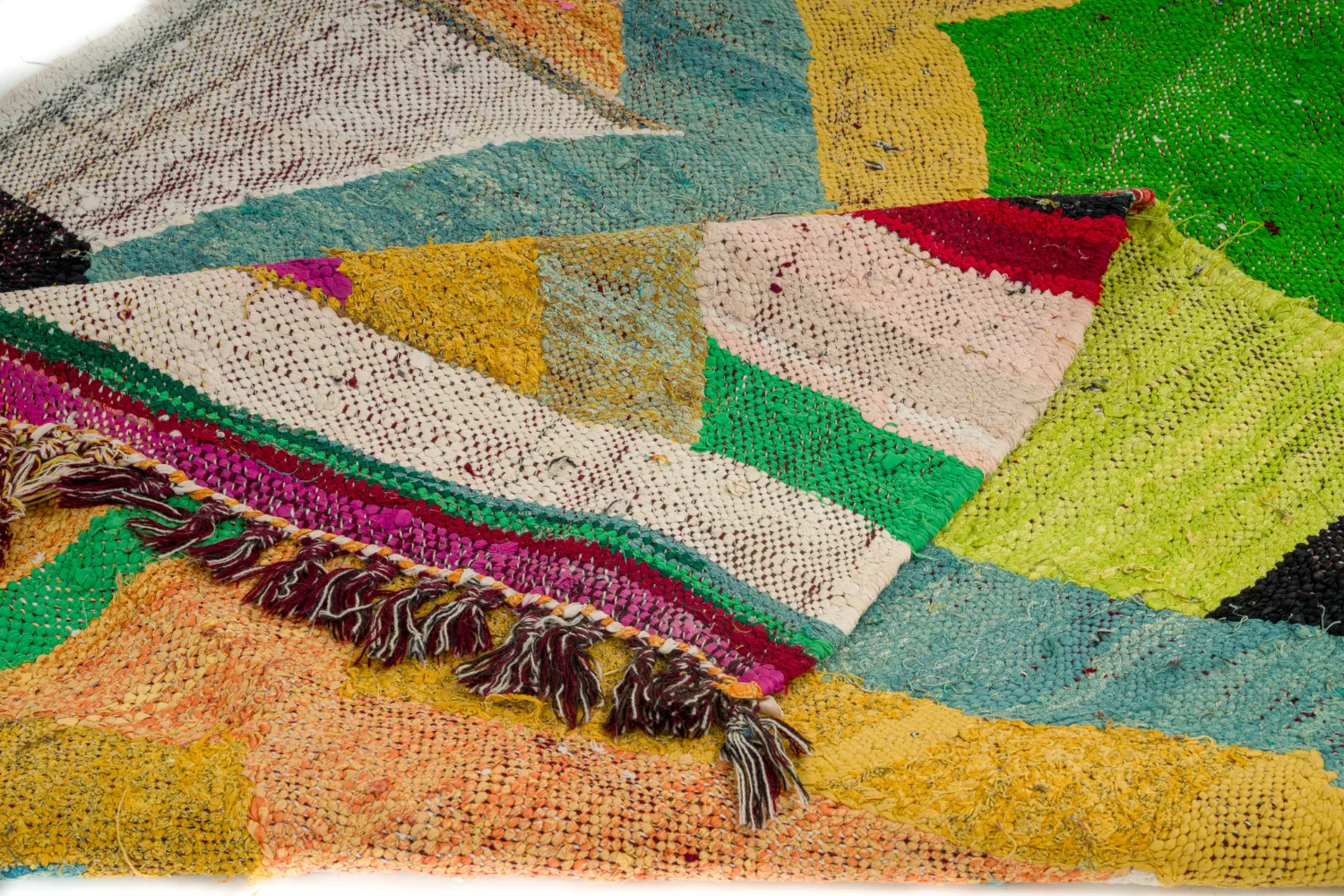 Marocký Berberský koberec Boucherouite 125 x 230 cm