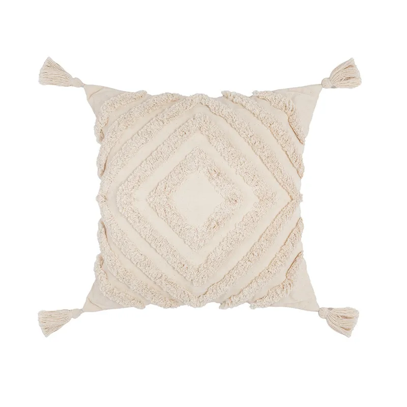 Povlak na polštář - Natural Boho 45 x 45 cm (Béžová)