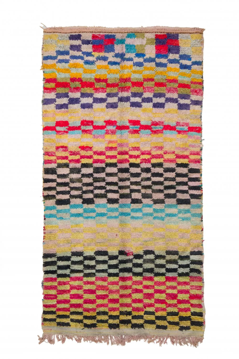 Marocký Berberský koberec Boucherouite 320 x 160 cm