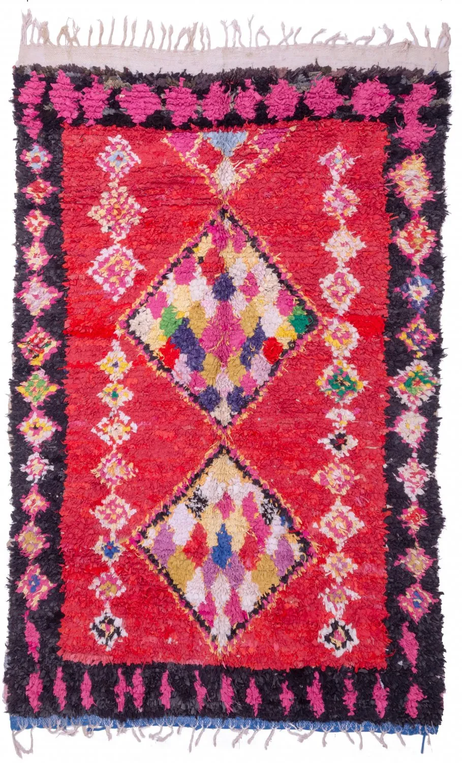 Marocký Berberský koberec Boucherouite 255 x 165 cm