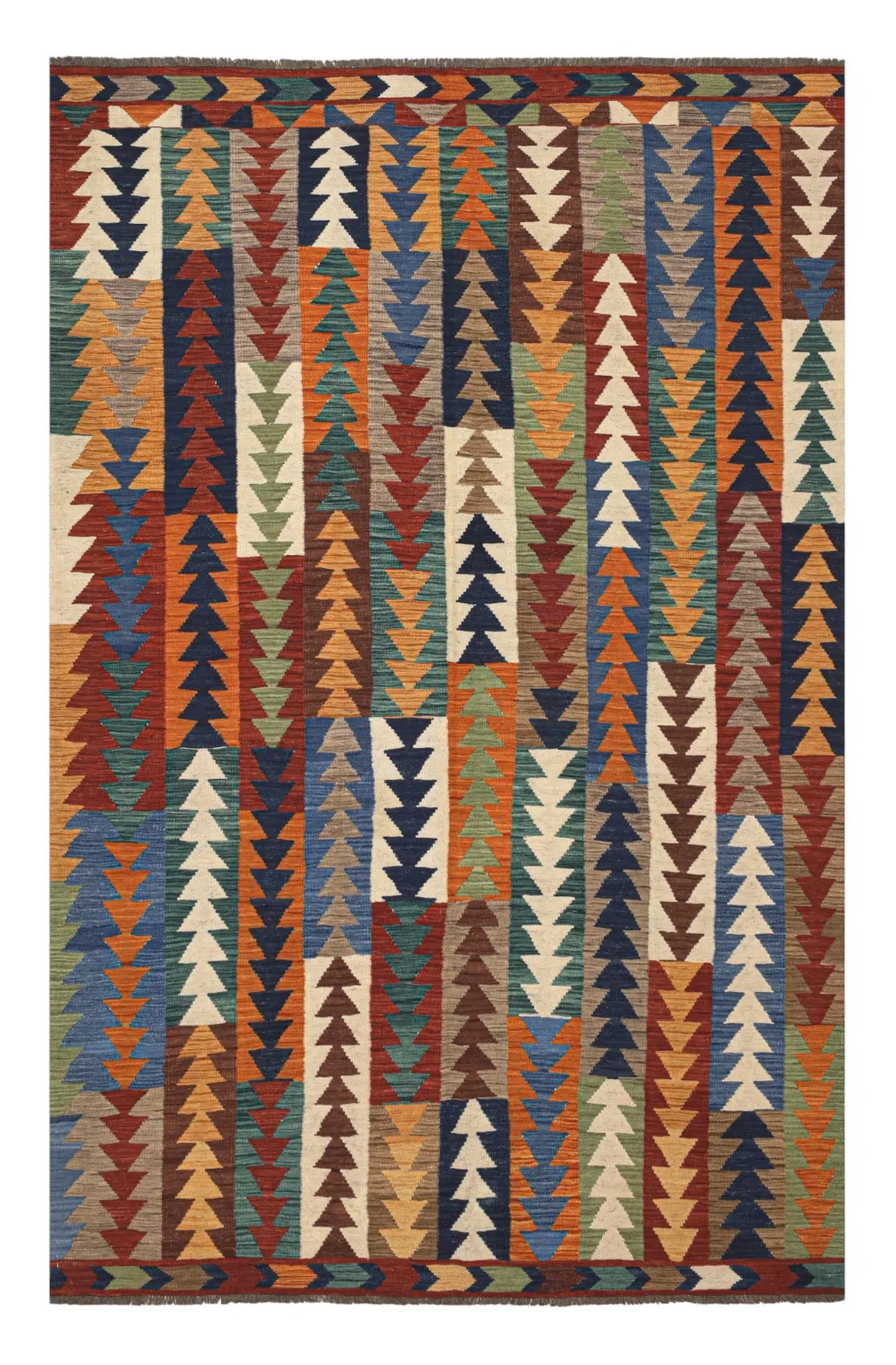Orientální Koberec - Hazara Kelim Hand Woven - 194 x 299 cm